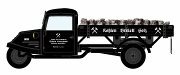 NPE Modellbau NA88190 - H0 - Goliath GD 750 Hochpritsche Kohlenhandel